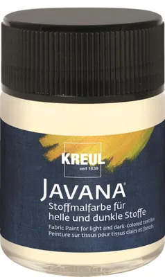 Zdjęcie produktu dla Kreul Javana Farba do tkanin Vanille 50 ml 1 szt.