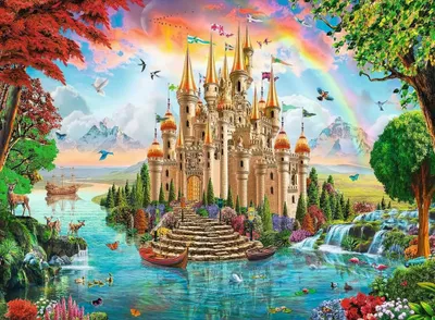 Zdjęcie produktu dla Puzzle dla dzieci Ravensburger Bajkowy zamek