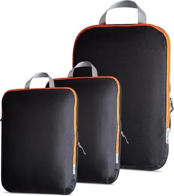 Produktbild von Famanu Koffer Organizer Kompressions-Packwürfel - Schwarz