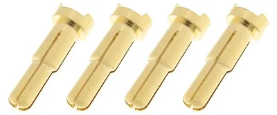 Immagine prodotto di Connettore placcato in oro - adattatore 4/5 mm, angolo 90°, maschio (4)