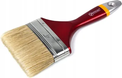 Produktbild von Flacher Pinsel EURO, Naturborsten, 10 cm, Polax