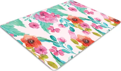 Produktbild von Stuhlunterlage Bürostuhlunterlage 120 cm x 90 cm Bodenmatte Bürostuhlunterlage - Schöne flora.