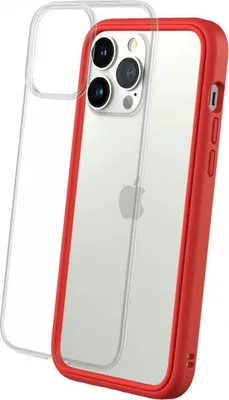 Image de Rhinoshield, étui modulaire MOD NX pour iPhone 13 Pro Max, ultra résistant et flexible, rouge