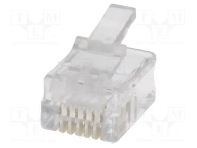 Produktbild von 10x Stecker PIN: 6 System: 6p6c RJ12 für Leitungen  RJ-Steckverbinder
