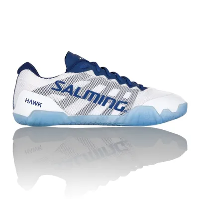 Produktbild von Salming Hawk Indoor Handballschuhe Hallenschuhe Weiss/Blau 1238086-0704, Schuhgröße:40 2/3 EU