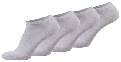 Produktbild von TOM TAILOR Uni Socken, 4er Pack - Basic, Sneakersocken, einfarbig Hellgrau 39-42