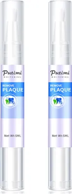 Produktbild von 2x  Teeth Whitening Stift, 20+ Zahnaufhellung Anwendungen, Schmerzfreies Zahnbleaching für Weiße Zähne, Schnelles Aufhellen, Sanftes & Zahnschonendes Bleichen