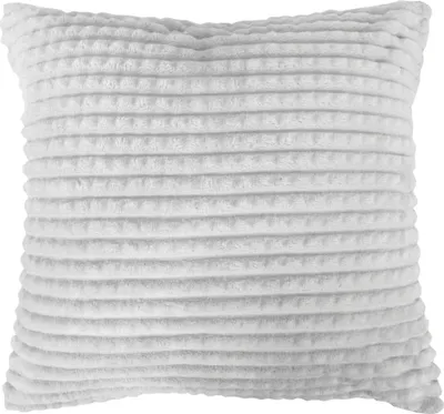 Obrázek produktu pro Povlak na polštář Cashmere Touch ( manšestrový vzhled ) povlak na polštář "45x45cm" - Světle šedý - fleecový polštářek na pohovku Povlak na polštářek na pohovku