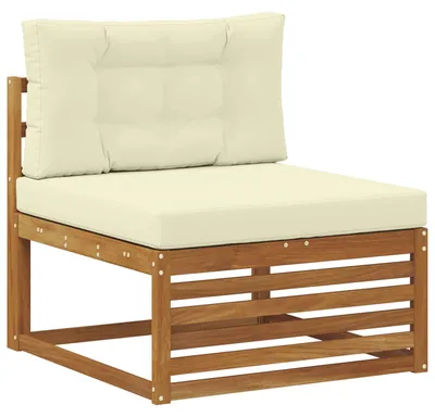 Produktbild von vidaXL Outdoor Mittelsofa Massivholz Akazie Natur