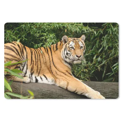 Produktbild von MuchoWow® Mauspad Mousepad Tiger - Baum - Blätter 27x18 cm - Mousepads - Maus Mat - Pad - Mausunterlage - Büroartikel - Desk Matten
