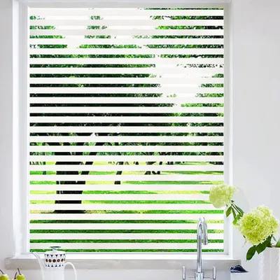 Fensterfolie, 12 Streifen, 60 cm x 300 cm, Vinyl
