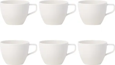 Produktbild von Villeroy & Boch ARTESANO ORIGINAL Kaffeetasse 250ml 6er Set weiß Porzellan