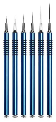 Immagine prodotto di Set di spazzole per unghie, applicazione precisa, design ergonomico, blu