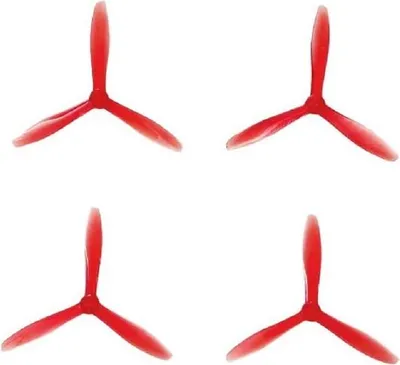 Produktbild von T-Motor T4944 4,9 Zoll 3-Blatt Propeller Crystal Red (2CW+2CCW)