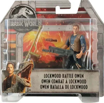 Produktbild von Mattel Jurassic World FMM07 - Lockwood Battle Owen Actionfigur, Sammelfigur