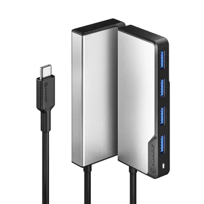 Produktbild von Alogic Fusion Swift USB-C 4-Port Hub Space Gray