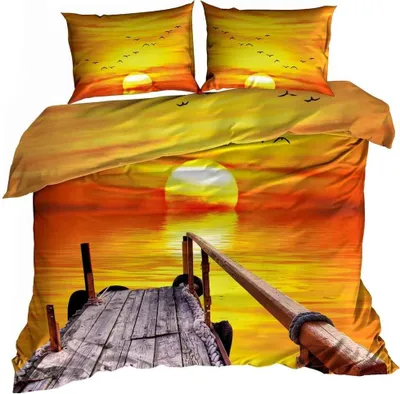 Produktbild von 3D Baumwollsatin Bettwäsche 200x220cm