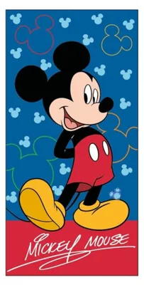 Image de Serviette de plage 70x140 cm Mickey Mouse