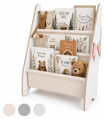 Image de Bibliothèque en bois pour enfants