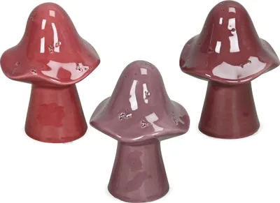 Produktbild von Herbstfiguren Pilze Set, in  Ø 7 x 10 cm, in Lila