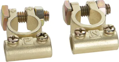 Obrázok produktu pre alca® Svorky svoriek batérie sada 2 s vodiacim káblom Svorka 12 V autobatérie Adaptér svoriek batérie Pripojovacia svorka Svorka svoriek batérie Svorka svoriek batérie