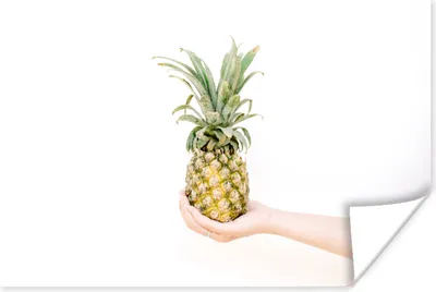 Produktbild von MuchoWow® Poster Ananas - Gelb - Tropisch 120x80 cm - Bilder