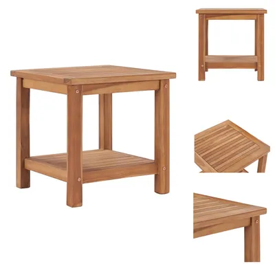 Immagine prodotto di vidaXL Tavolino 45 x 45 x 45 cm in legno massiccio di teak - Tavolini da caffè