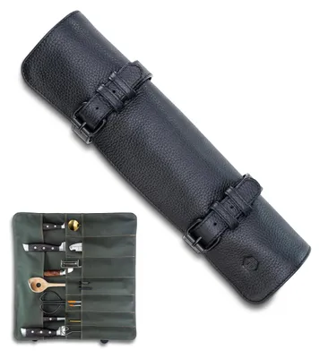 Produktbild von Elzusha –  Messertasche aus Büffelleder mit 14 Fächern