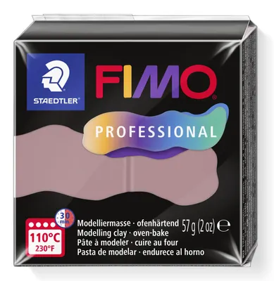 Produktbild von STAEDTLER FIMO professional 8040 ofenhärtende Modelliermasse Einzelprodukt, 57g, altrosa