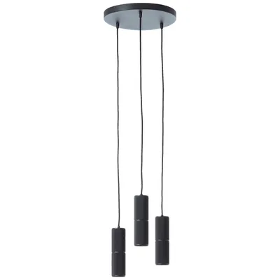 Produktbild von LED-Pendellampe, D: 30 cm, 3x 350 lm, 3000 K, Aluminium, sand schwarz
