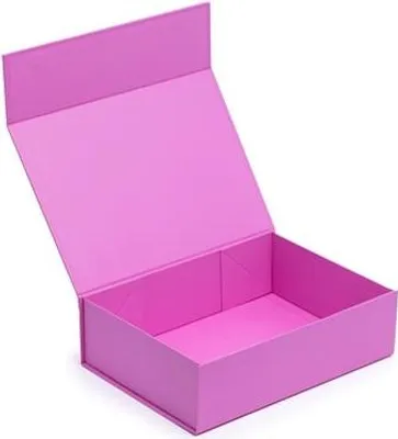 Obrázek produktu pro Magnetická dárková krabička 350 x 250 x 100 mm, tmavě růžová, na dárky