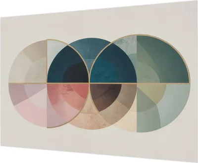 Produktbild von Wandtapete - Dekorative Tapete für Wohnzimmer - Tapetenfolie für Wanddekoration - 208x146 cm - Geometrische Eleganz