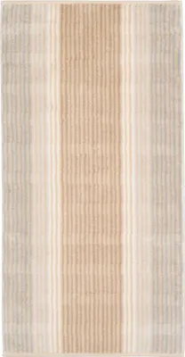 Produktbild von Cawö Cashmere Duschtuch 1056 Streifen Farbe sand Größe 80x150 cm