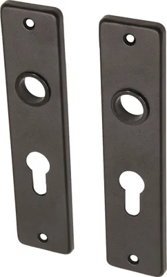 Produktbild von Kurzschild Schwarz PC55 Aluminium - pro Set