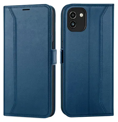Immagine prodotto di Custodia per cellulare per Samsung Galaxy A03 cover flip case pieghevole custodia protettiva, blu