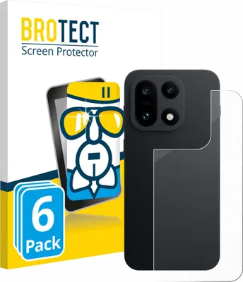 Produktbild von 6x BROTECT Schutzglas für OnePlus 15 (Rückseite) Schutzfolie Panzer Folie Glas Display Schutz klar