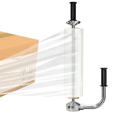 Immagine prodotto di Elzusha - Dispenser manuale per film estensibile, per rotoli di larghezza 30-50 cm