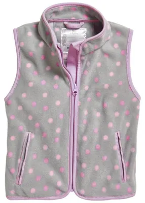 Produktbild von Playshoes Fleece Weste Unisex Kinder Outdoor-Oberteil, Punkte, 116