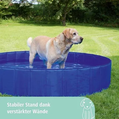 Image de Famanu, piscine pour chiens, diamètre 80 cm, 75 litres