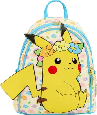Immagine prodotto di Loungefly - Plecak Pokemon Pikachu z Kwiatowym Wzorem, Premium Backpack