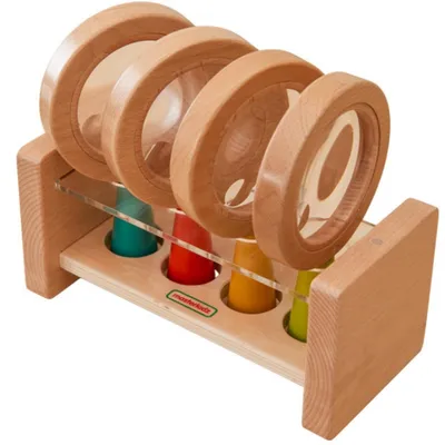 Produktbild von Masterkidz-Set aus Holzlupen mit Behälter