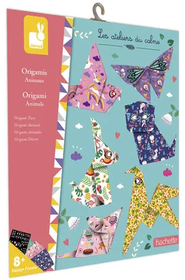Produktbild von Janod Bastelset Origami Tiere - kreatives Spielzeug für Kinder