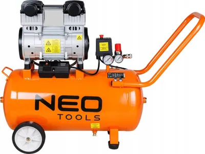 Zdjęcie produktu dla Kompresor Sprężarka Powietrza Bezolejowa 50L 230V NEO TOOLS