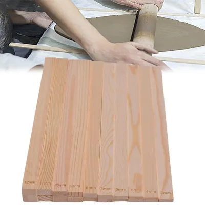 Produktbild von Set mit 20 Rollwalzenführungen für Töpferarbeiten