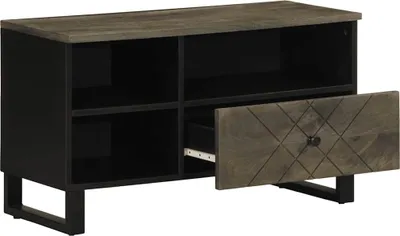 Immagine prodotto di mobile TV vidaXL 80x33x46 cm in legno massiccio di mango