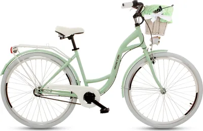Produktbild von Goetze Style 28 Zoll Citybike, 3-Gang Shimano Nabenschaltung, Tiefeinstieg mit Rücktrittbremse, Damenfahrrad mit Korb