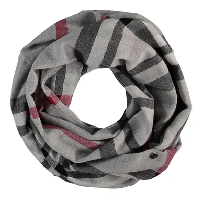 Immagine prodotto di FRAAS sciarpa Acrylic Snood- The FRAAS Plaid Grey grigio