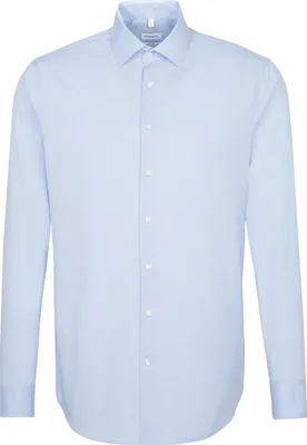 Image de Seidensticker BUSINESS Chemise homme manches longues Kent Shaped bleu clair 43