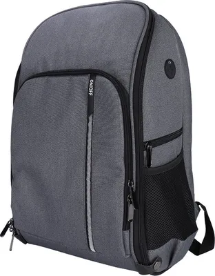Image de Sac à dos pour appareil photo DSLR Digital Drone Sac à dos photo étanche avec flash LED pour les voyages de nuit en extérieur, gris
