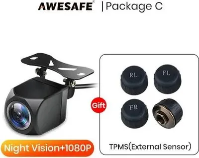 Zdjęcie produktu dla Kamera cofania do samochodów, rozdzielczość 1080P, noktowizor, HS20 TPMS
